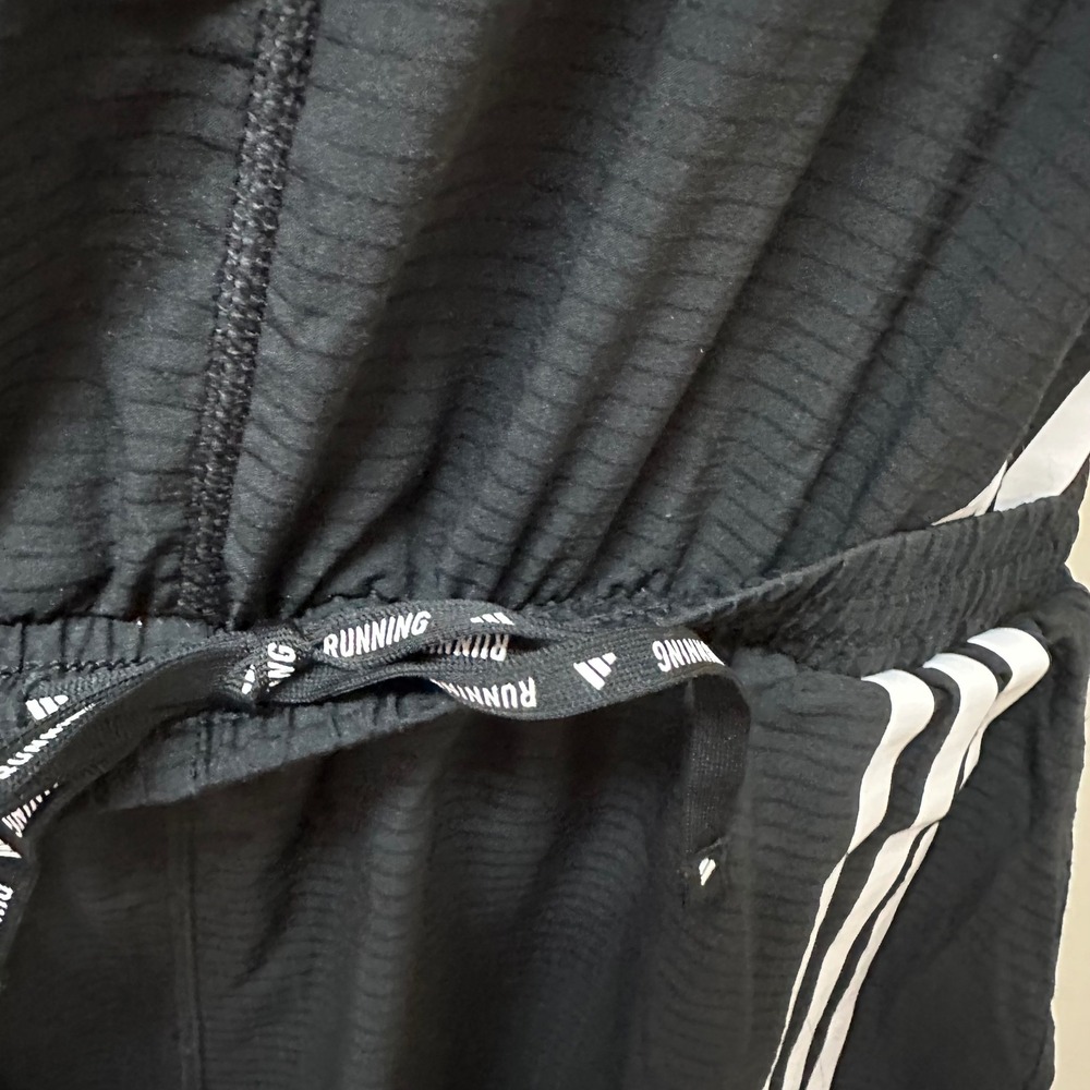 Adidas Womens Own the Run AOP Running Suit Black IK5010 Size L New - Picture 7 of 15